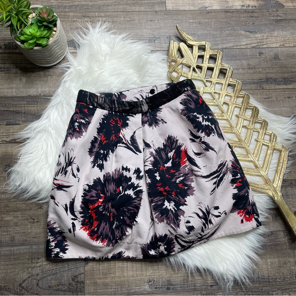 Peter Son X Made In Kind Floral Mini Skirt